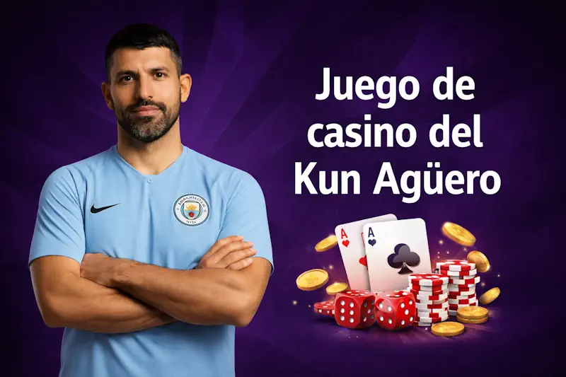 Juego de casino del kun Aguero