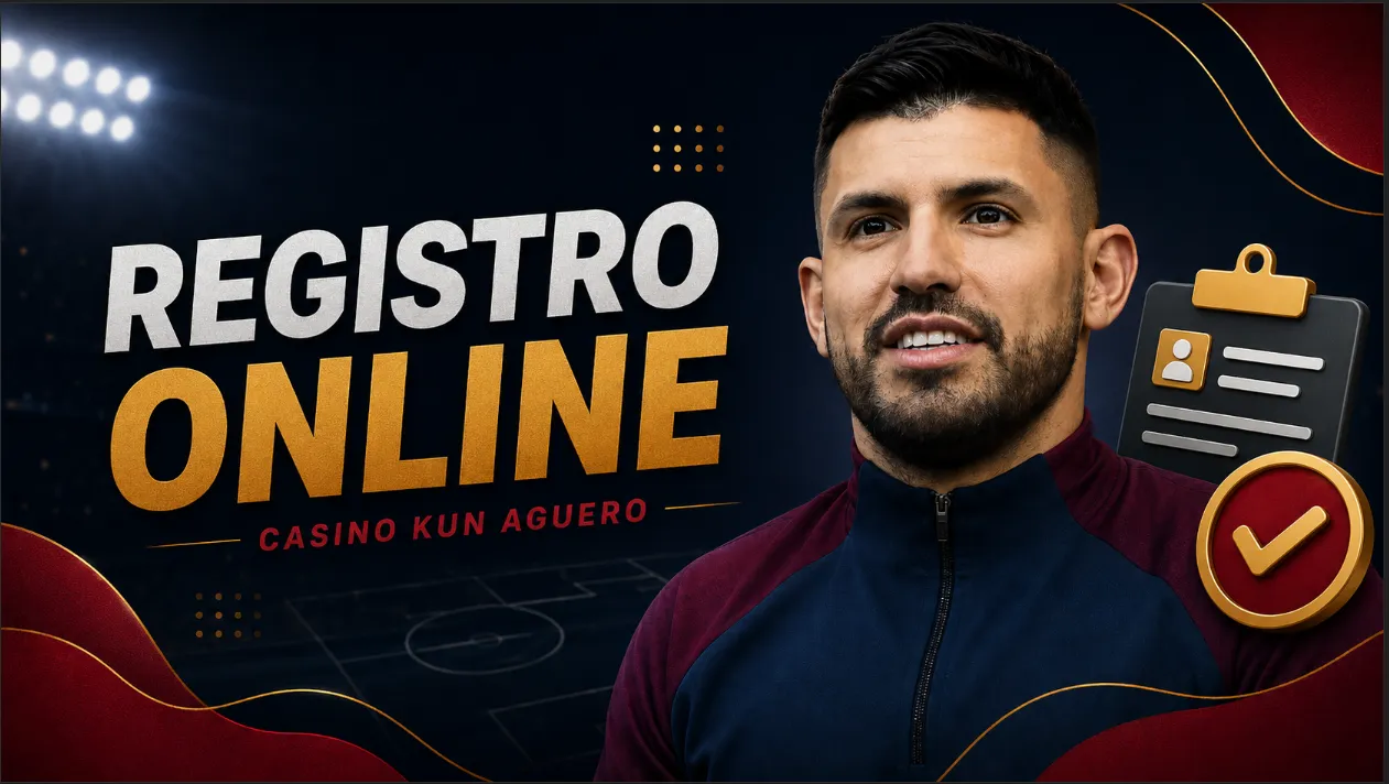 Registro en casino online del Kun Aguero desde Argentina